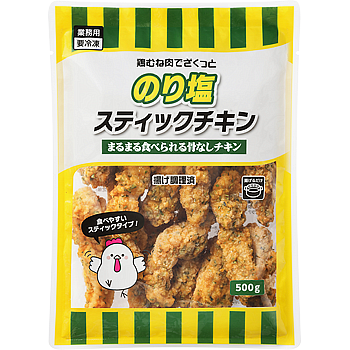 鶏むね肉でざくっとのり塩スティックチキン