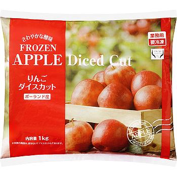 冷凍りんごダイスカット
