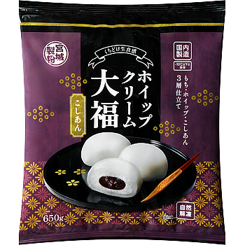 ホイップクリーム大福　こしあん